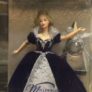 Barbie Millennium Keepsake Doll in Purple and Silver
